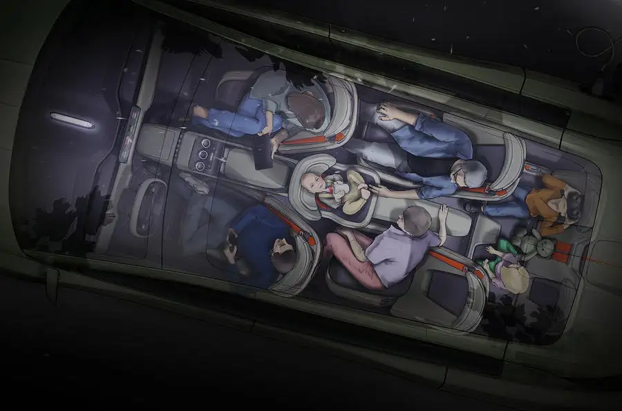 Skoda Vision 7S interior interior